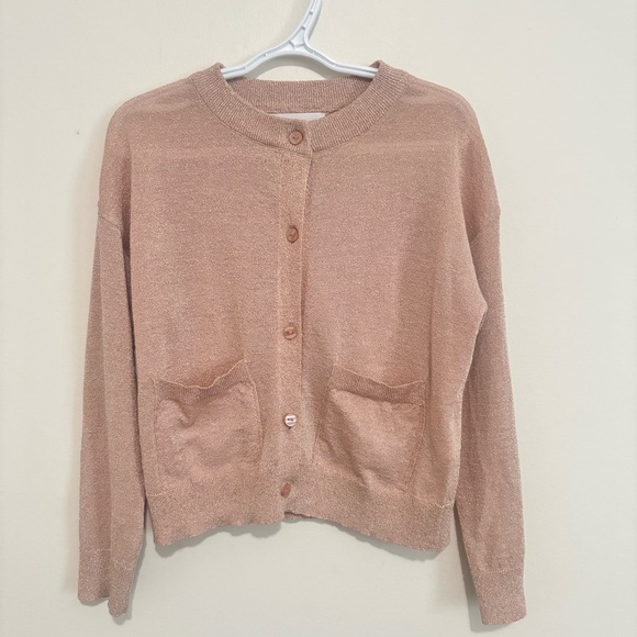 Zara Floral kids’ Dress with pink cardigan - Picture 4 of 5